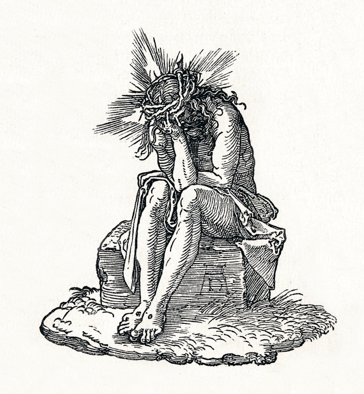 The Man of Sorrows. Title-page to Small Passion, 1511, 1906 by Albrecht Dürer