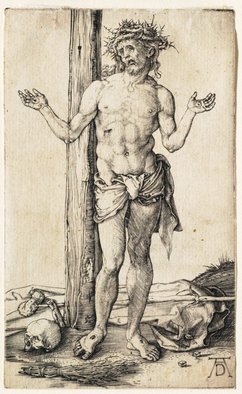 The Man of Sorrows with Arms Outstretched by Albrecht Dürer