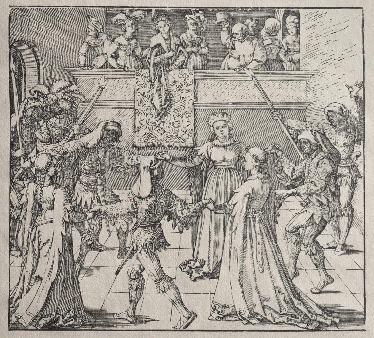The Masquerade by Albrecht Dürer