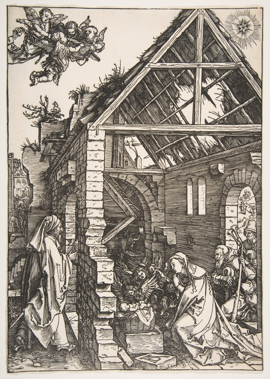 The Nativity, from The Life of the Virgin, 1502-3 by Albrecht Dürer