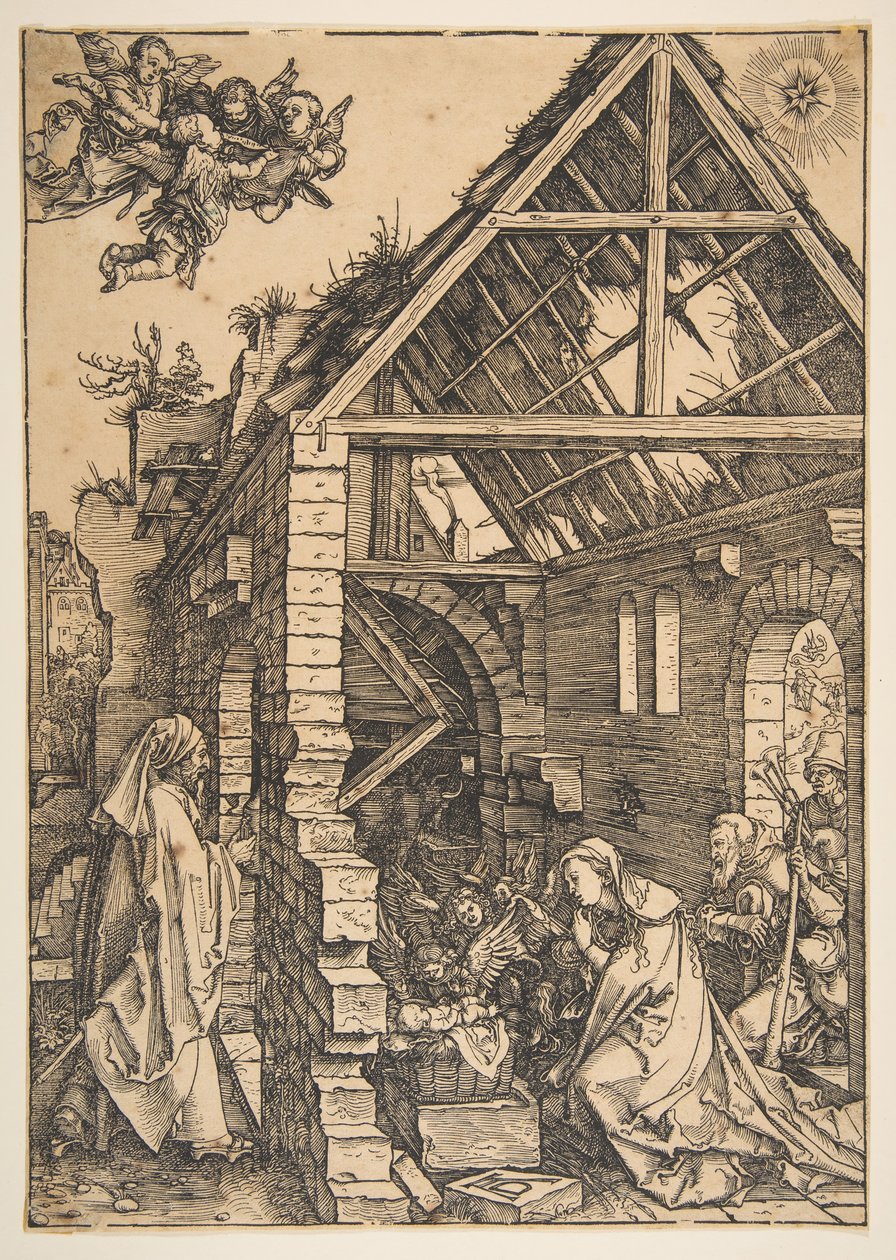 The Nativity (from The Life of the Virgin) by Albrecht Dürer