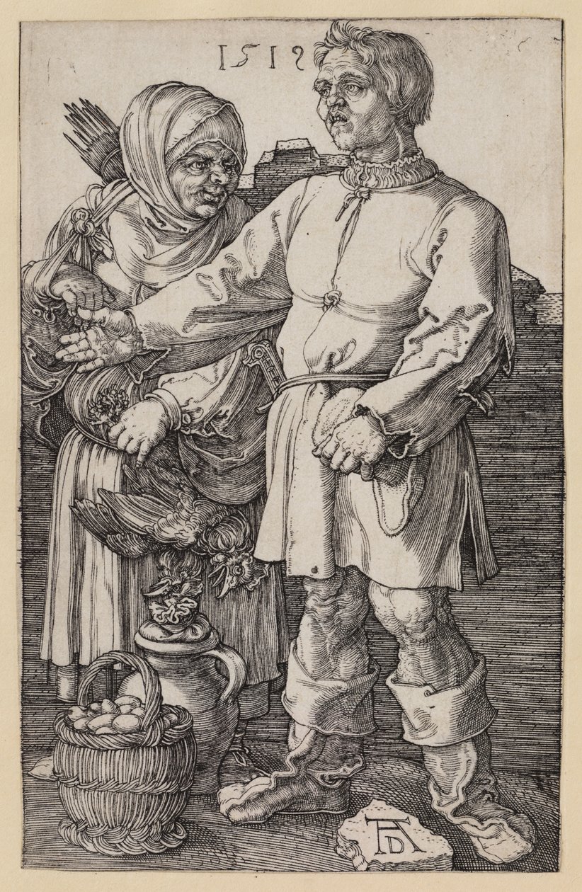 The Peasant Couple at Market by Albrecht Dürer