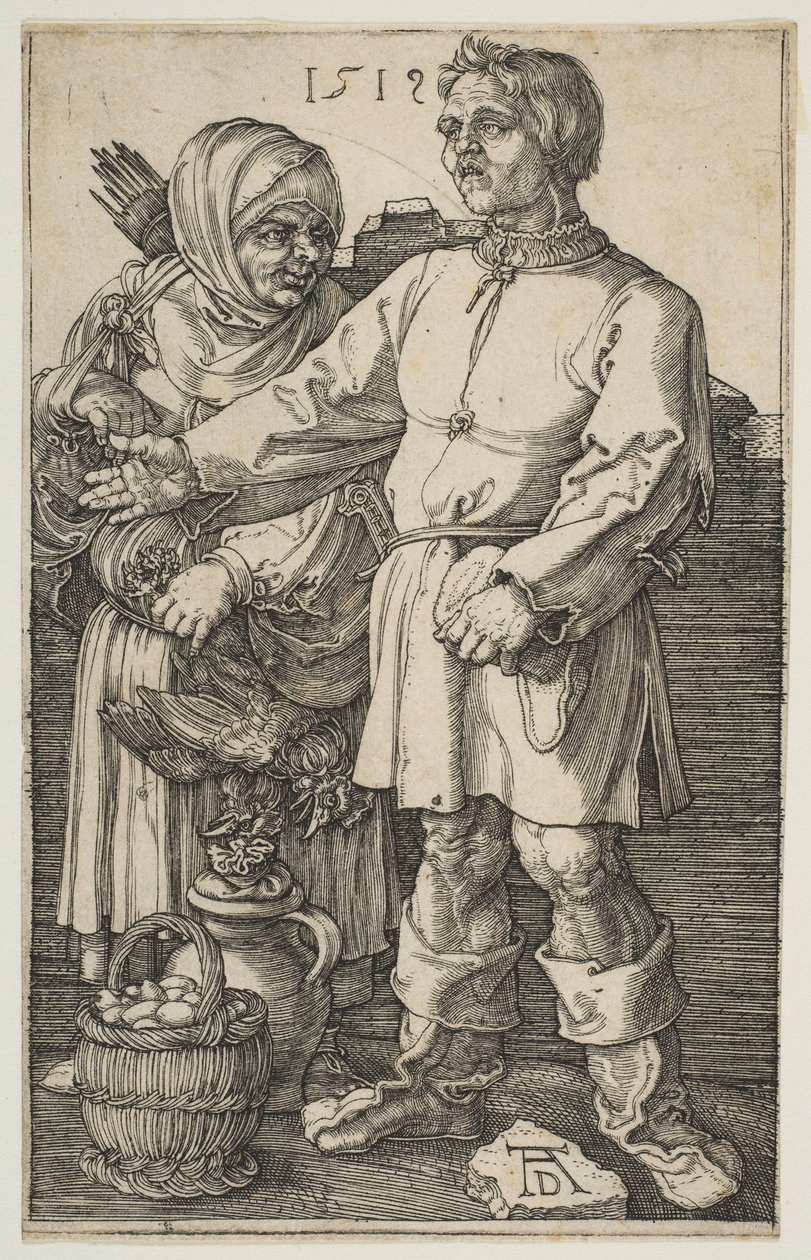 The Peasant Couple at Market by Albrecht Dürer