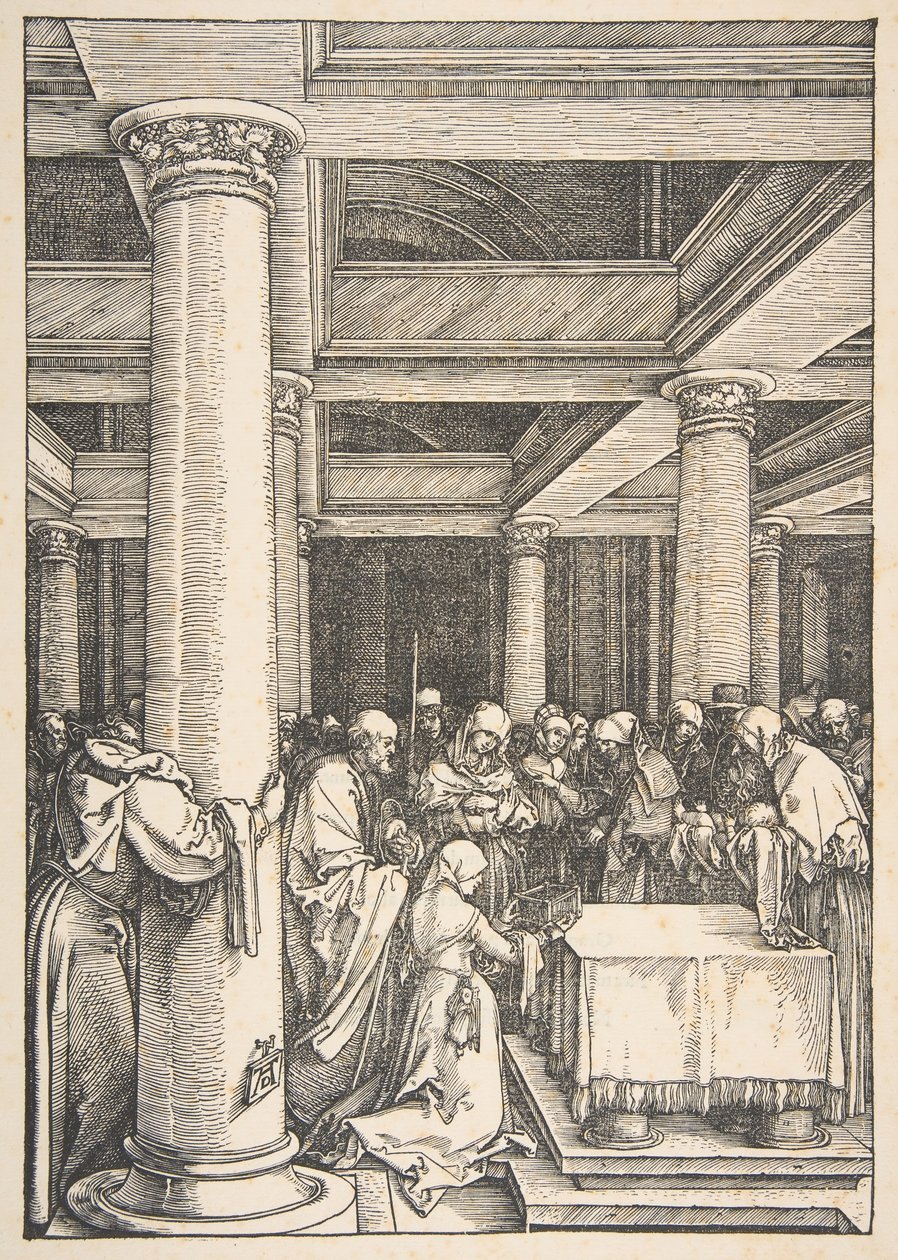 The Presentation in the Temple, from The Life of the Virgin by Albrecht Dürer