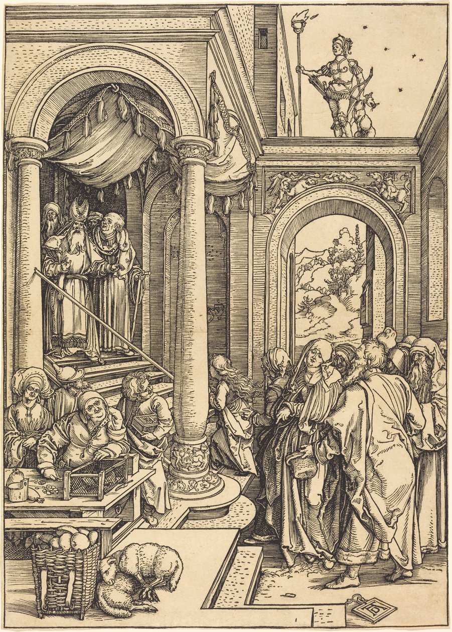 The Presentation of the Virgin in the Temple by Albrecht Dürer