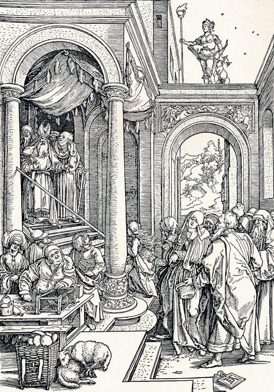 The Presentation of the Virgin in the Temple by Albrecht Dürer