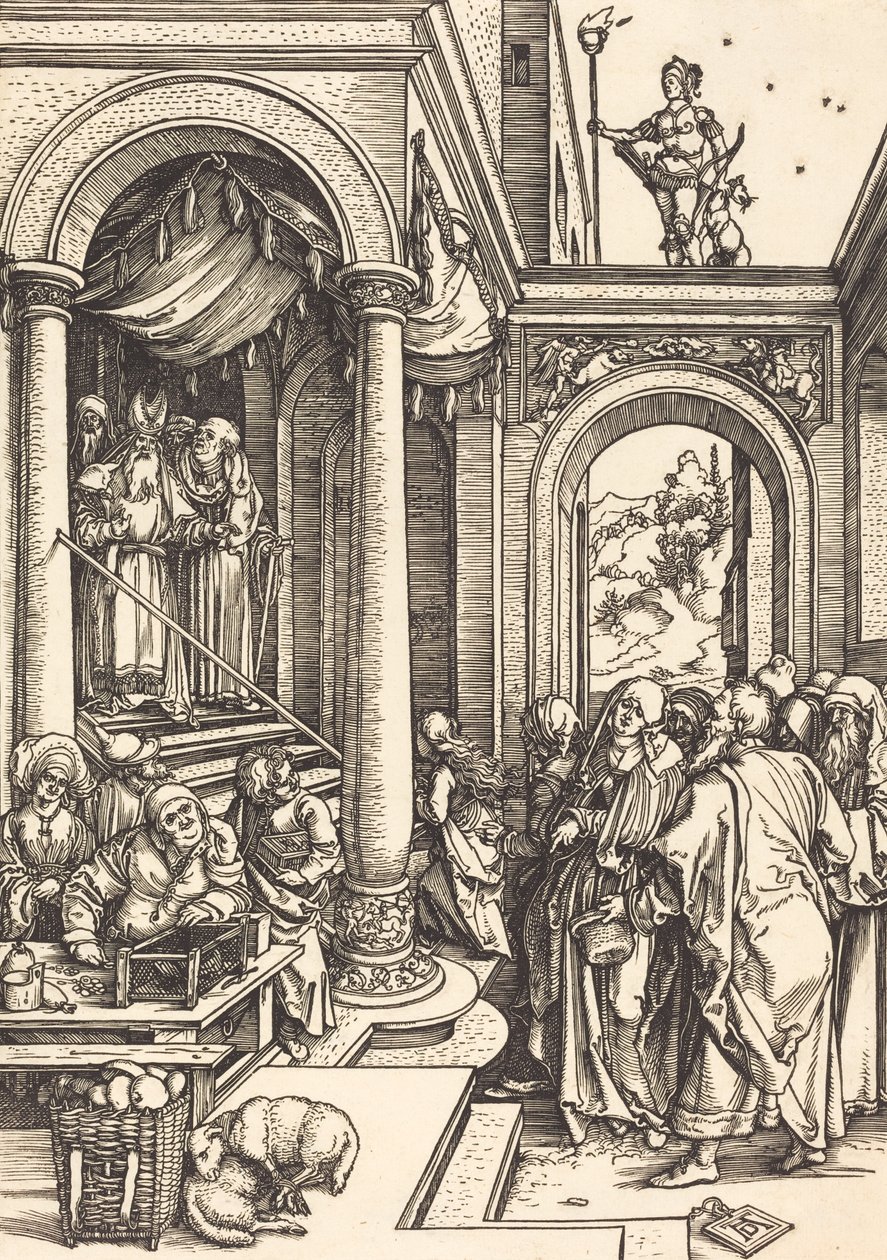 The Presentation of the Virgin in the Temple by Albrecht Dürer