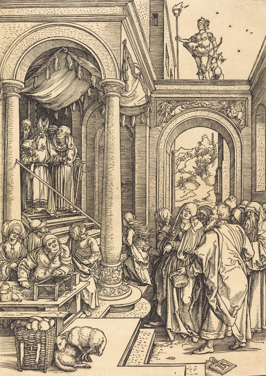 The Presentation of the Virgin in the Temple by Albrecht Dürer