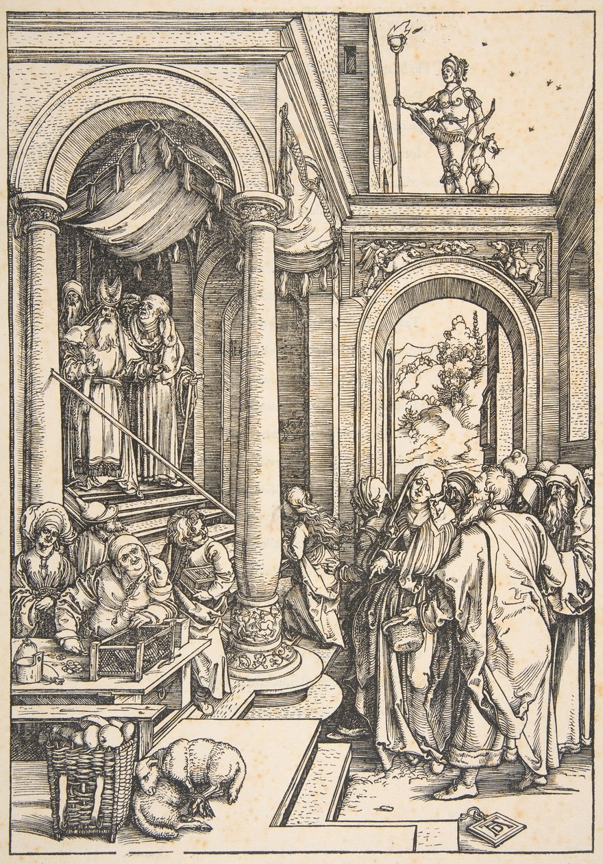 The Presentation of the Virgin in the Temple, from The Life of the Virgin by Albrecht Dürer