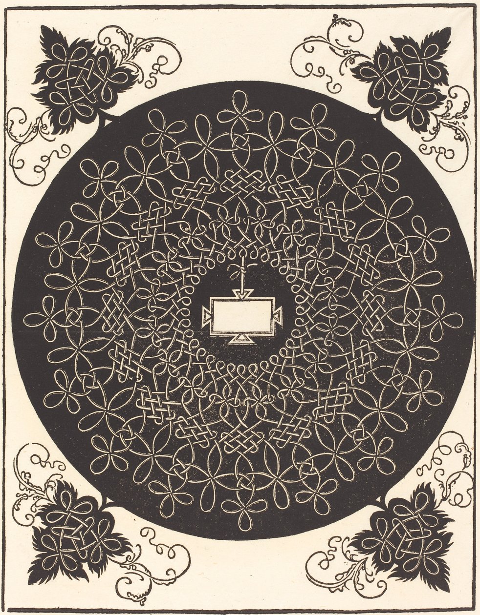 The Second Knot (with an oblong tablet) by Albrecht Dürer
