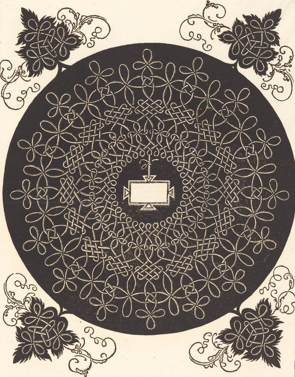 The Second Knot with an Oblong Tablet by Albrecht Dürer