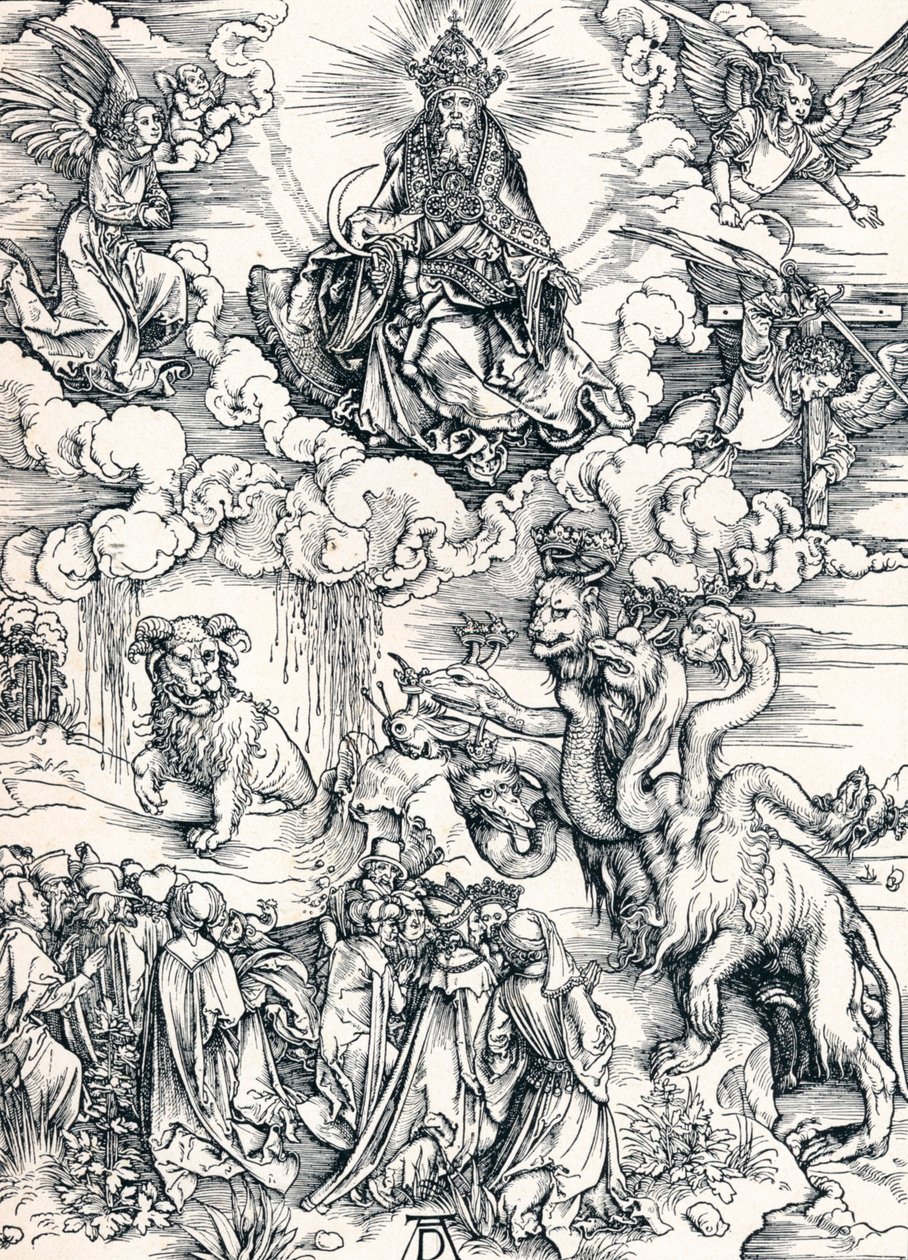 The Seven-Headed Beast and the Beast with Lamb
