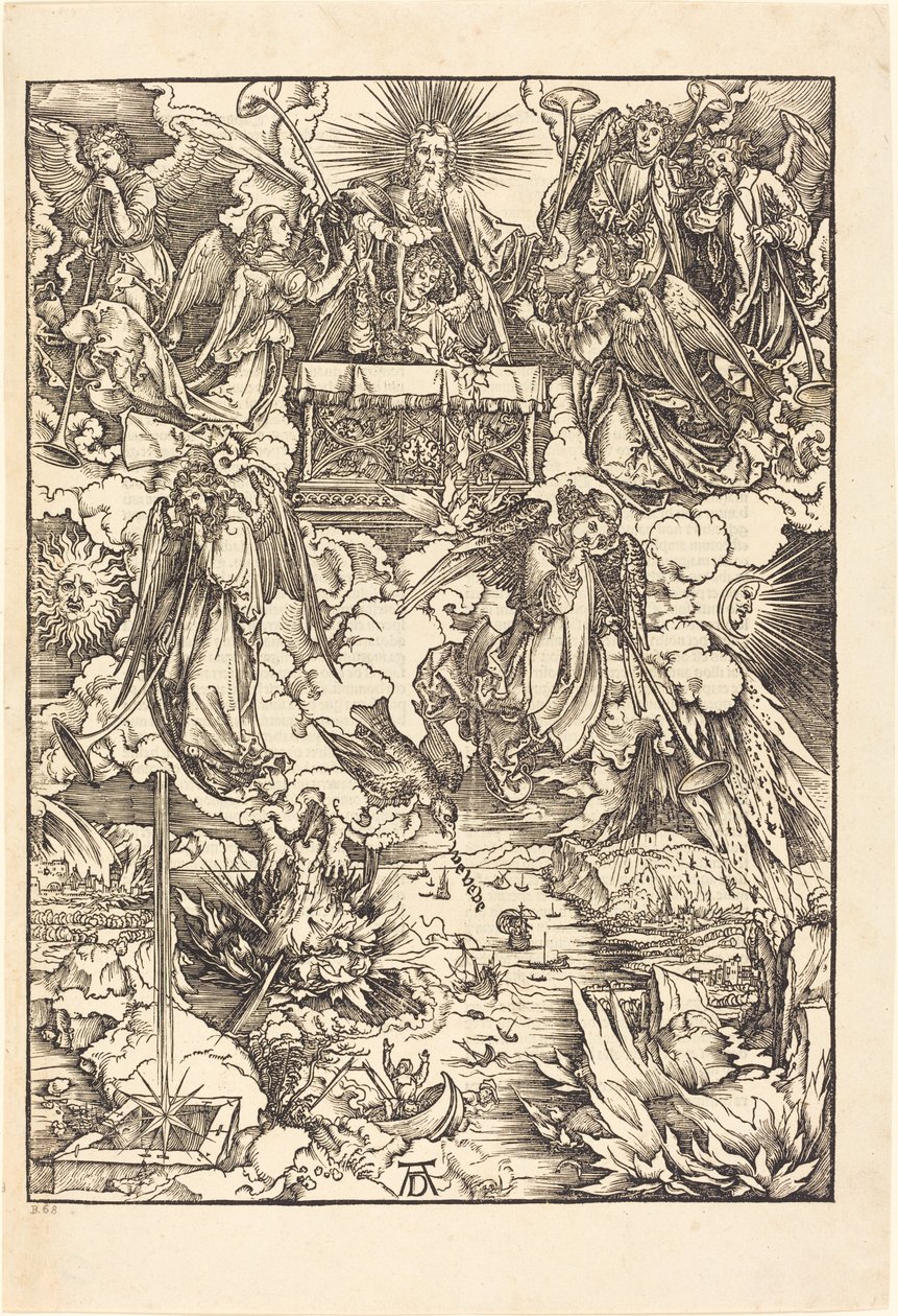 The Seven Angels with the Trumpets by Albrecht Dürer