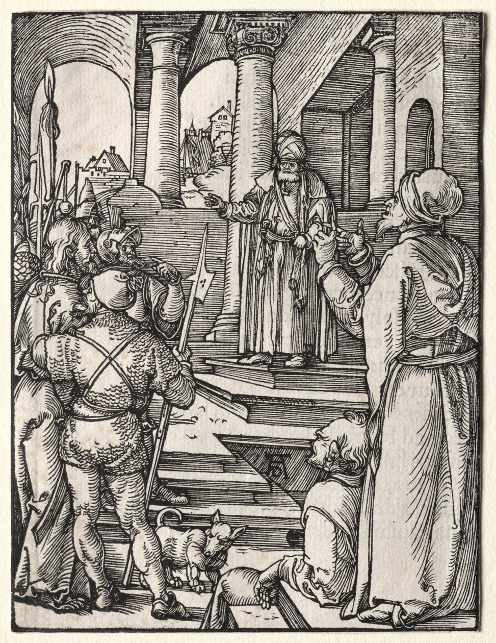 The Small Passion: Christ Before Pilate by Albrecht Dürer