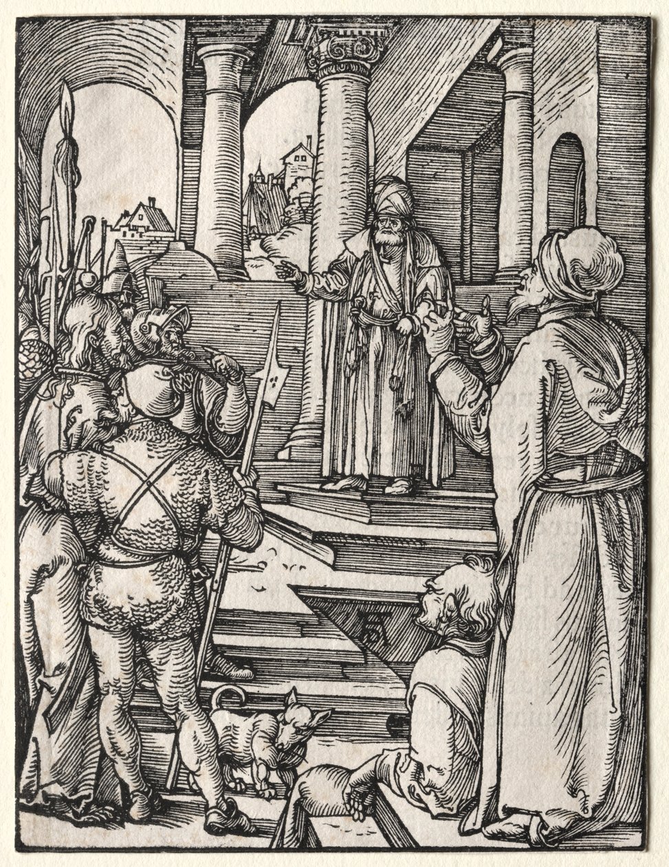 The Small Passion: Christ Before Pilate by Albrecht Dürer