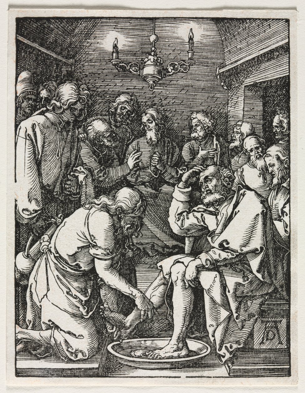The Small Passion: Christ Washing St. Peters Feet by Albrecht Dürer