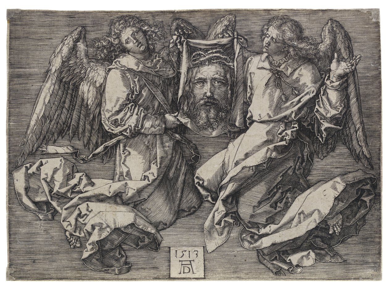 The Sudarium, Displayed by Two Angels by Albrecht Dürer