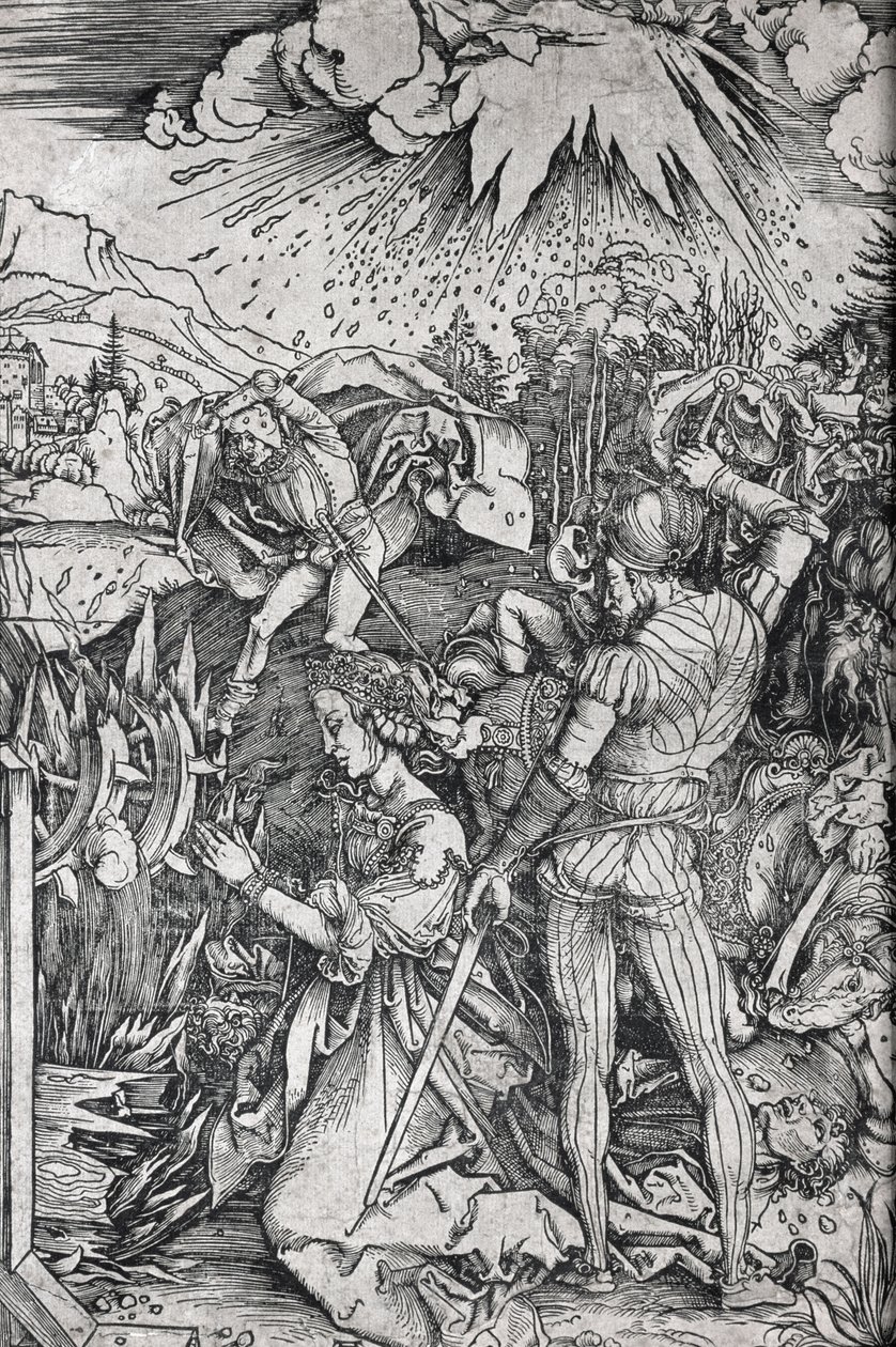 The Torture of St. Catherine of Alexandria by Albrecht Dürer