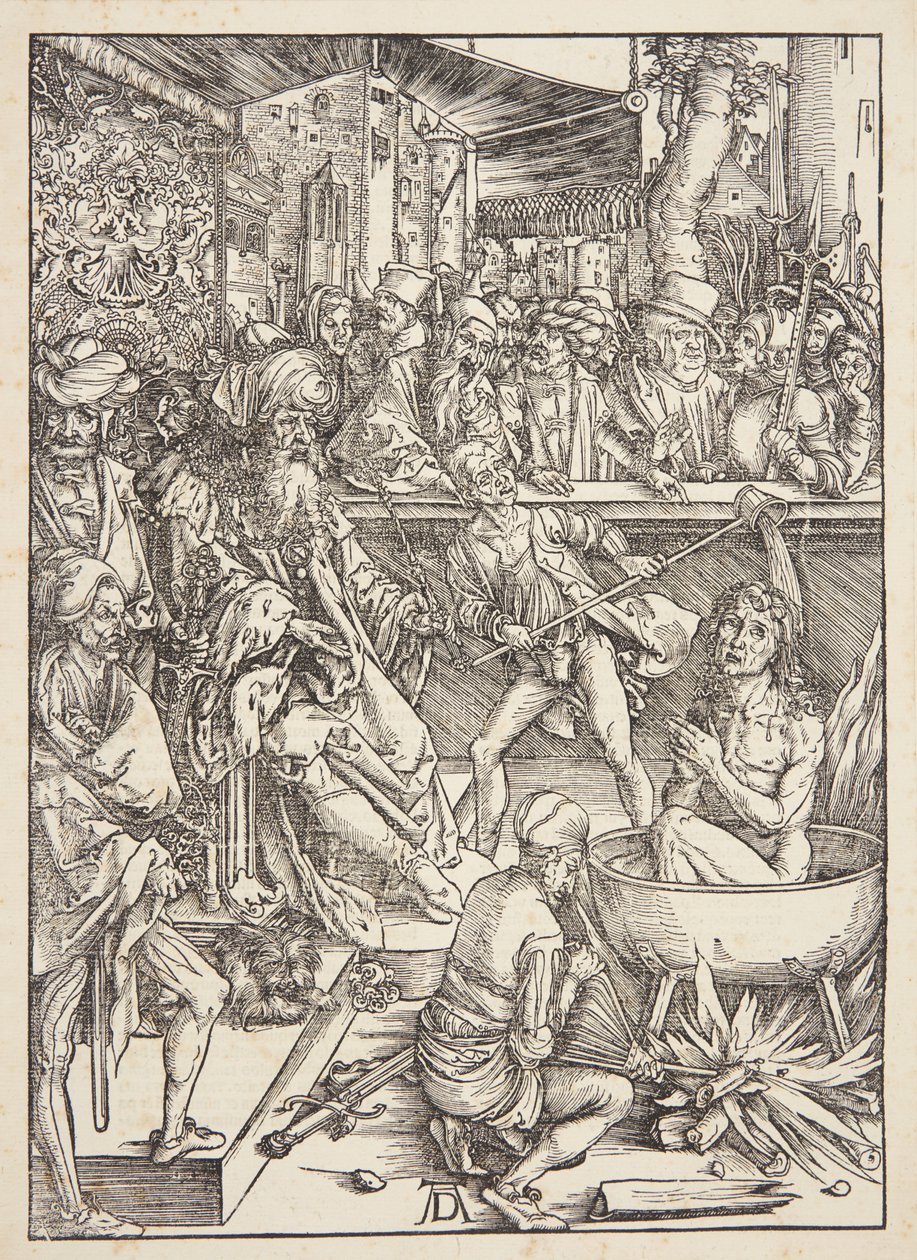 The Torture of St. John the Evangelist by Albrecht Dürer