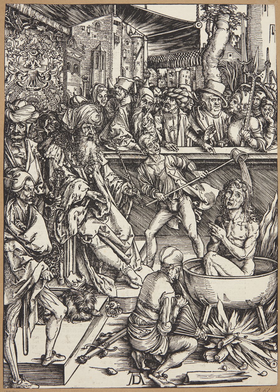 The Torture of St. John the Evangelist by Albrecht Dürer