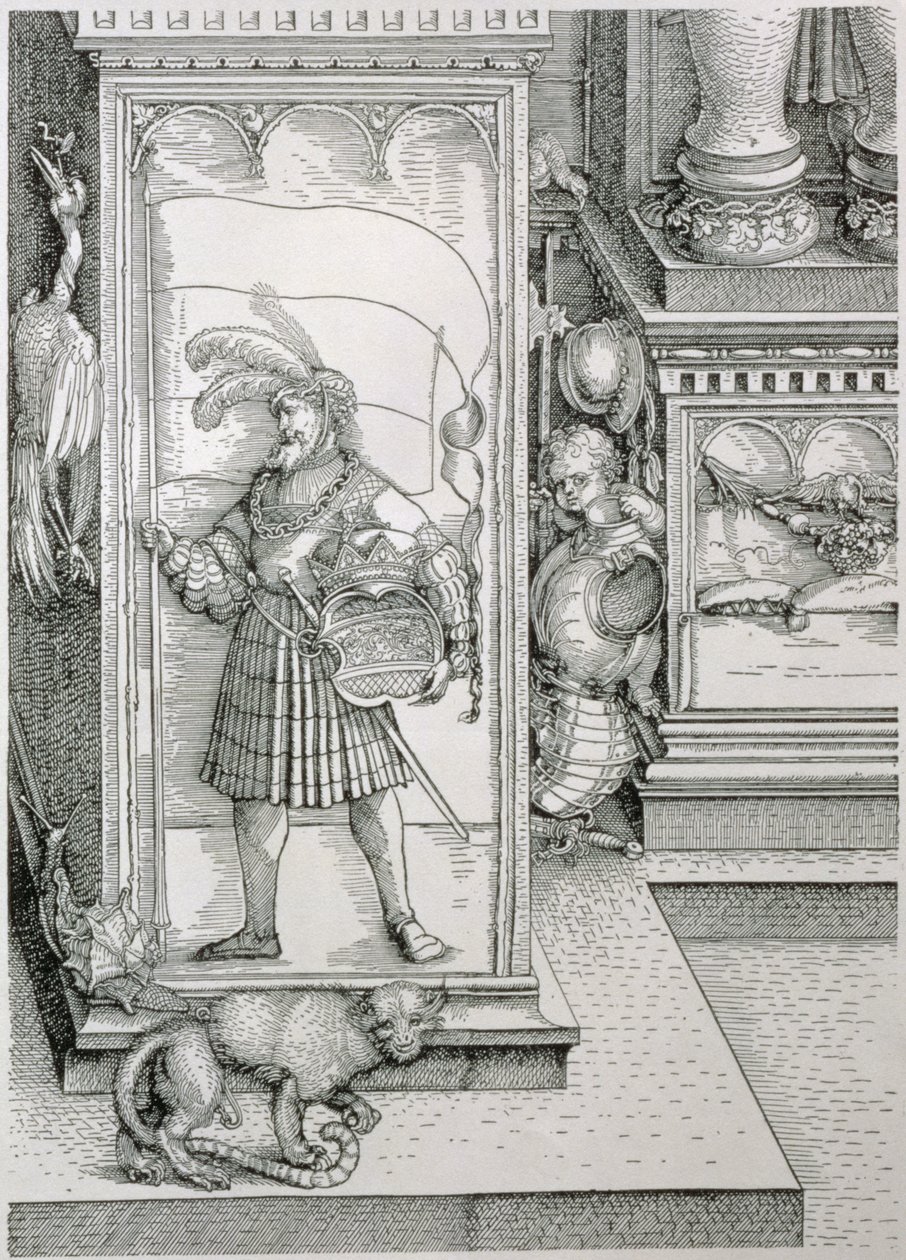 The Triumphal Arch of Emperor Maximilian I of Germany: (detail) by Albrecht Dürer