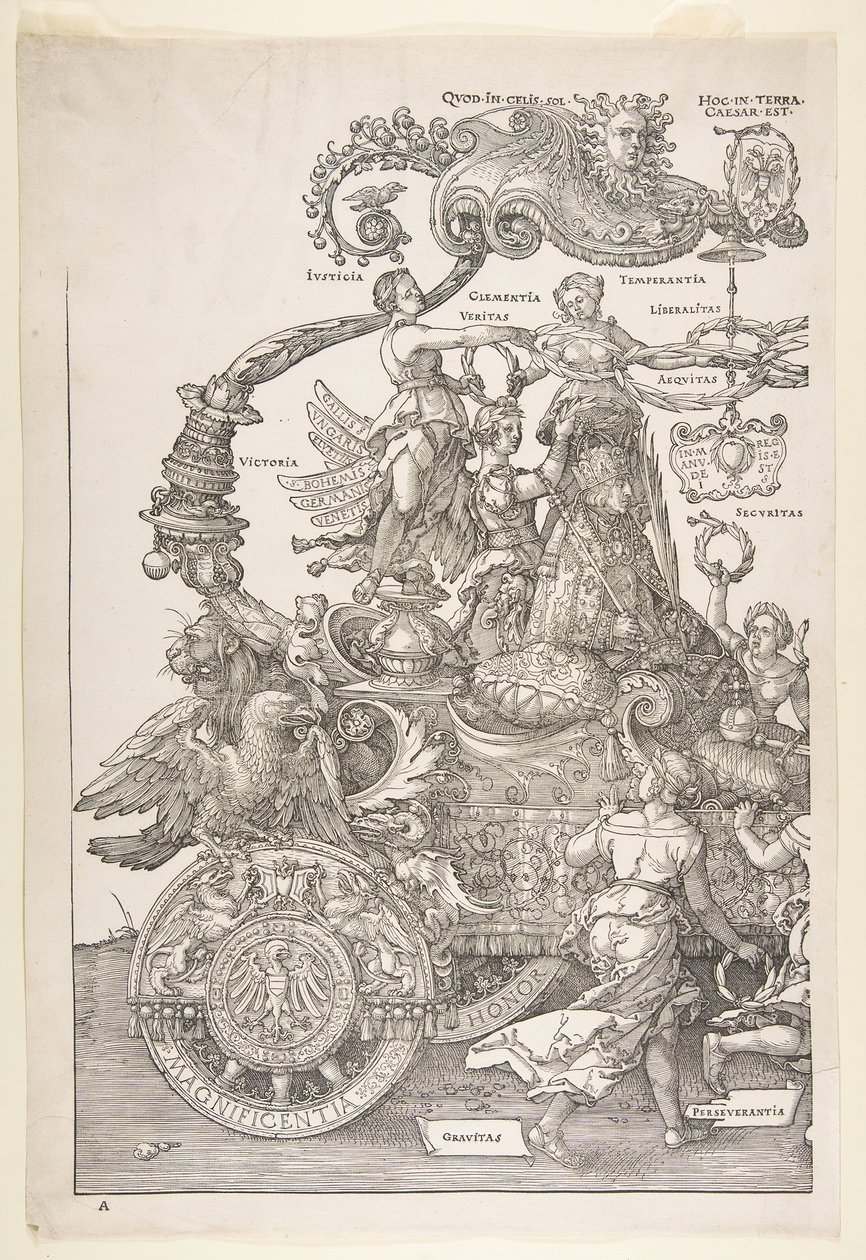The Triumphal Chariot of Maximilian I The Great Tri..., probably finished ca. 1518, published 1522 by Albrecht Dürer