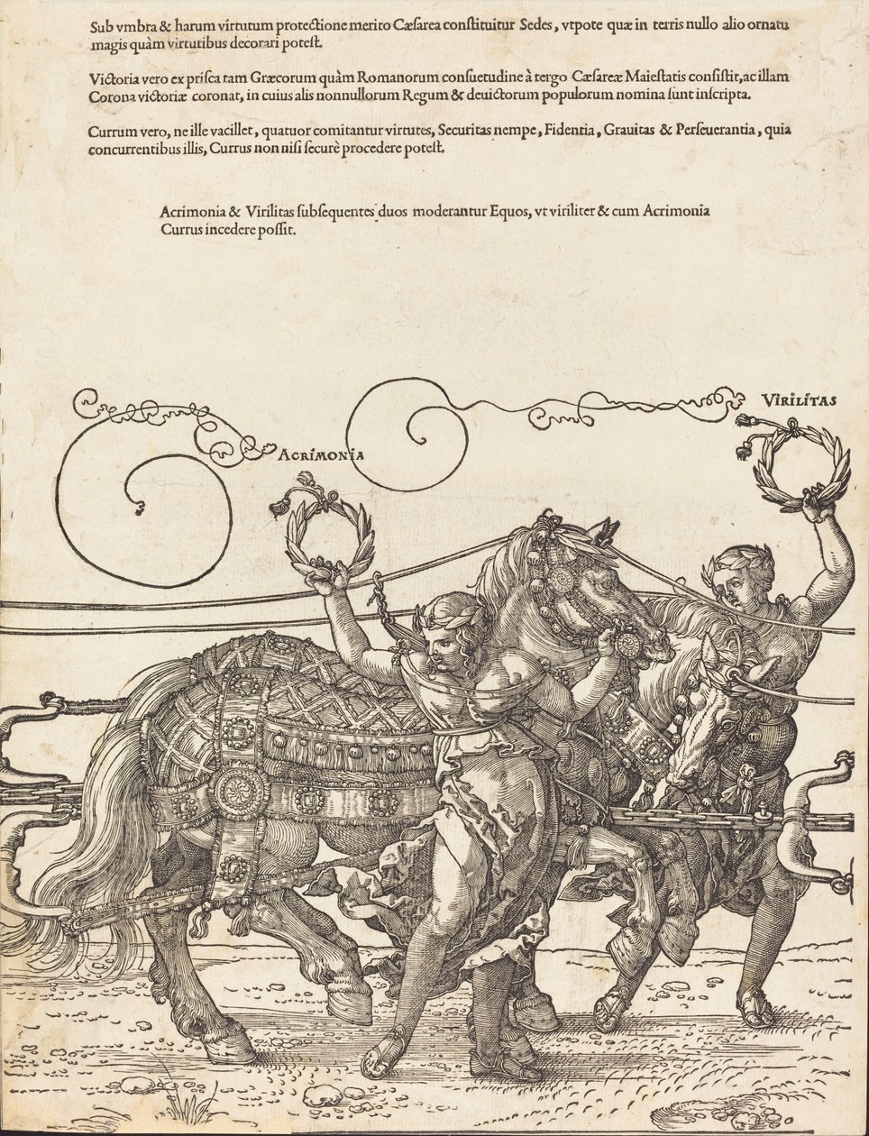 The Triumphal Chariot of Maximilian I The Great Triumphal Car (plate 6 of 8) by Albrecht Dürer