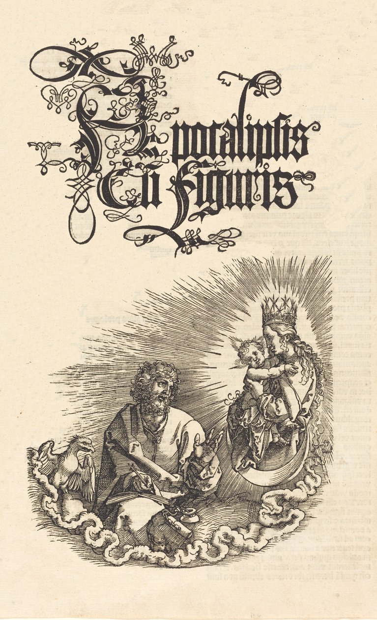 The Virgin Appearing to Saint John by Albrecht Dürer