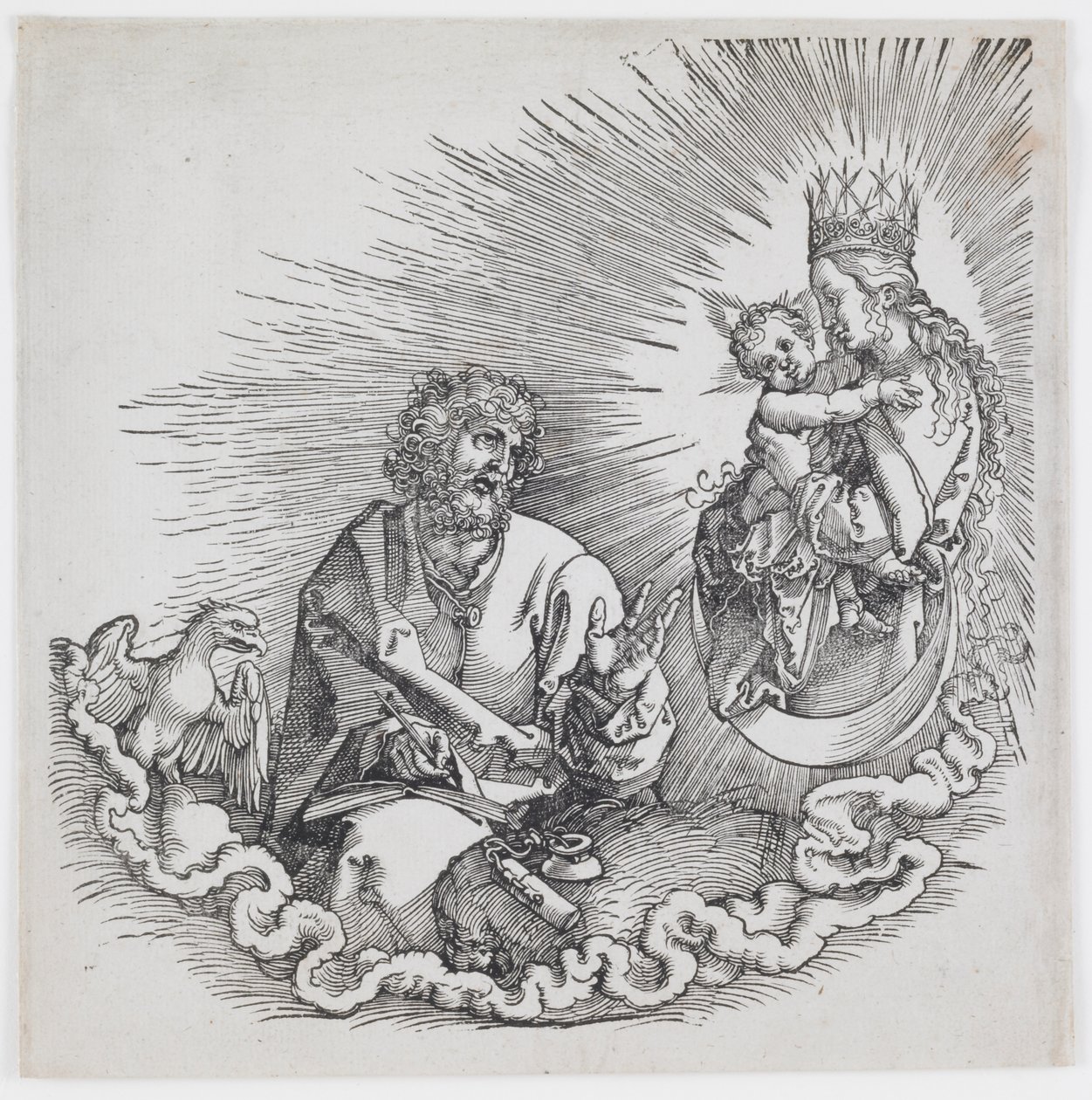 The Virgin Appearing to Saint John, from the 1511 edition of “The Apocalypse” by Albrecht Dürer
