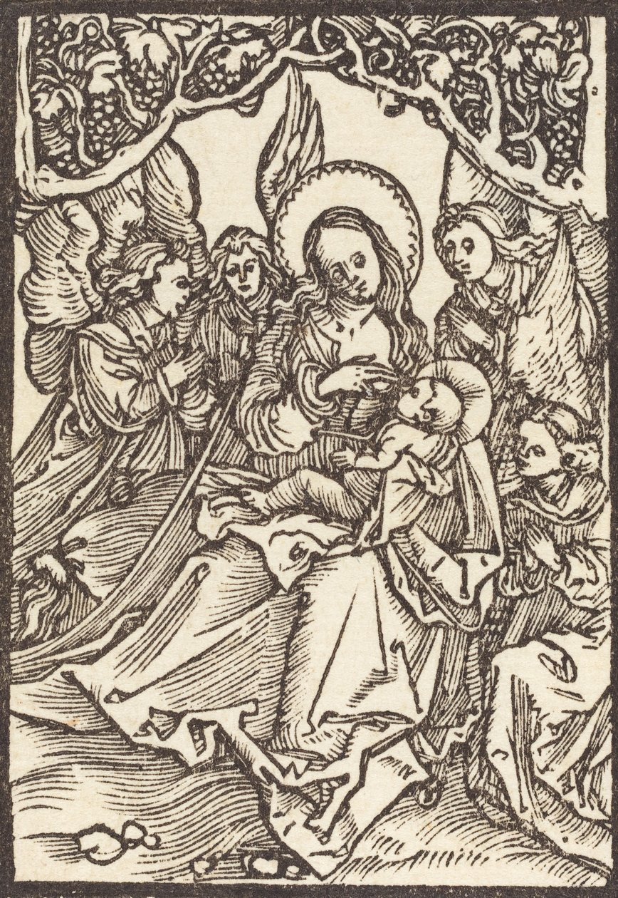The Virgin Nursing the Christ Child with Four Angels, c. 1500 by Albrecht Dürer