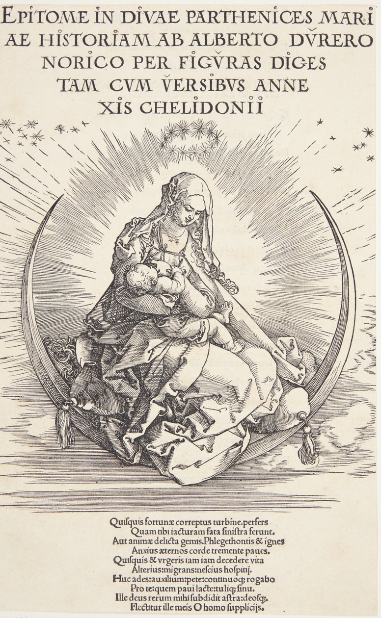 The Virgin on the Crescent by Albrecht Dürer