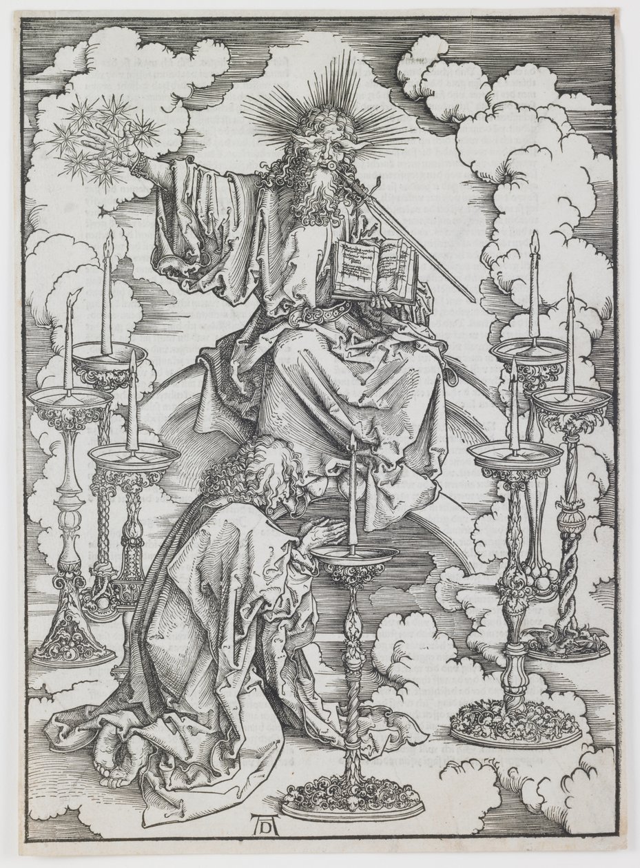 The Vision of the Seven Candlesticks (The Apocalypse series) by Albrecht Dürer