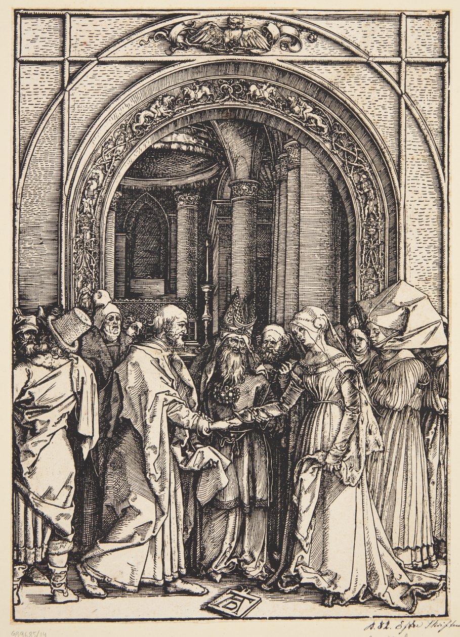 The Betrothal of the Virgin by Albrecht Dürer