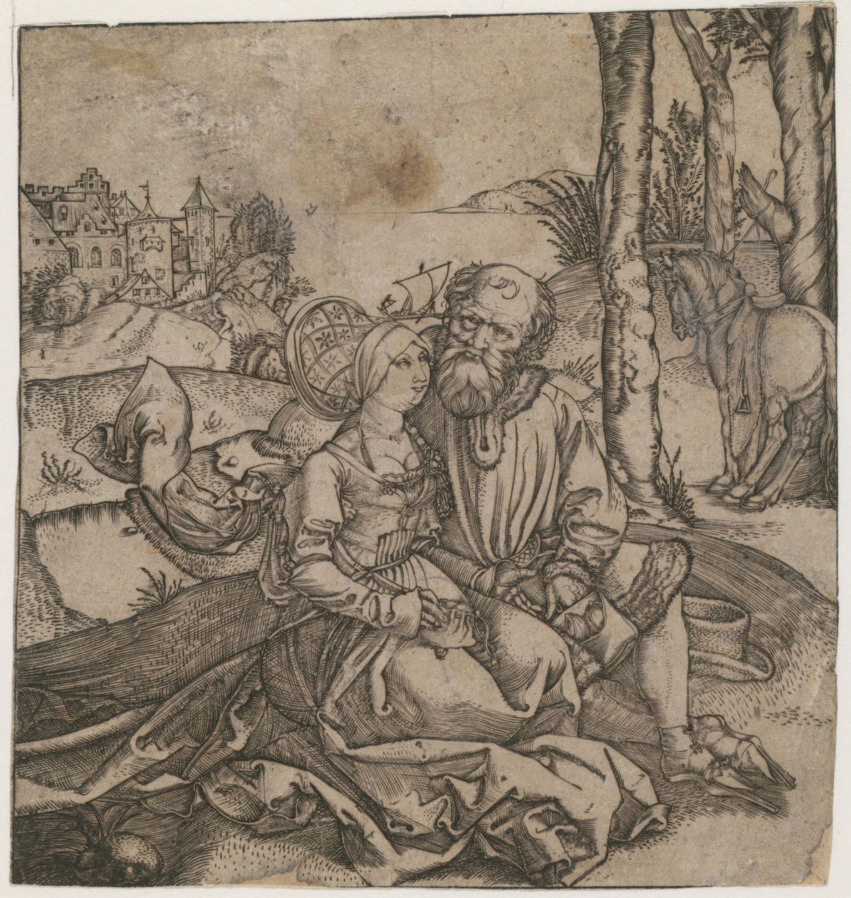 The ill-assorted Couple, c. 1495 by Albrecht Dürer