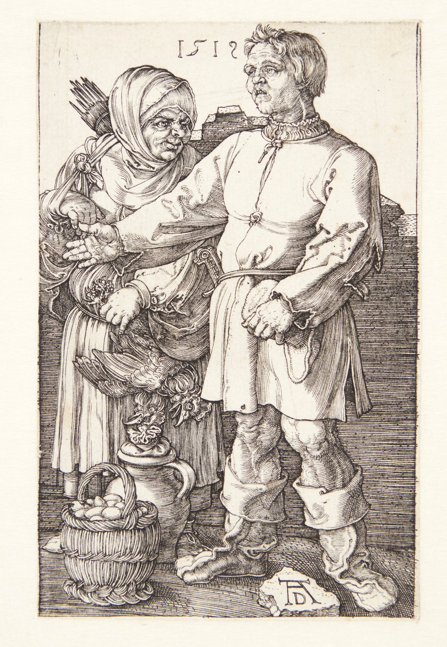 The Peasant and His Wife at Market by Albrecht Dürer