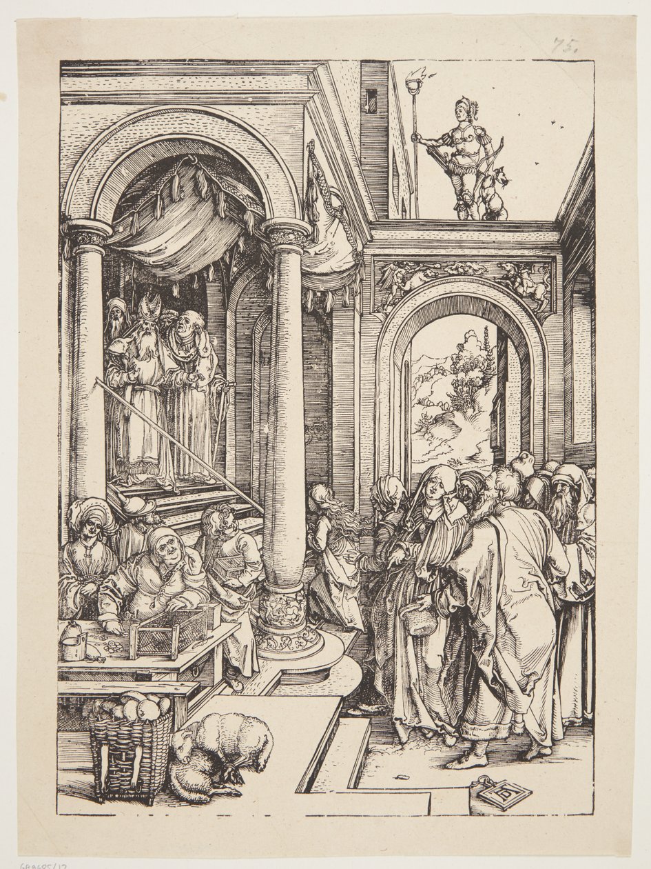 The Presentation of the Virgin in the Temple by Albrecht Dürer