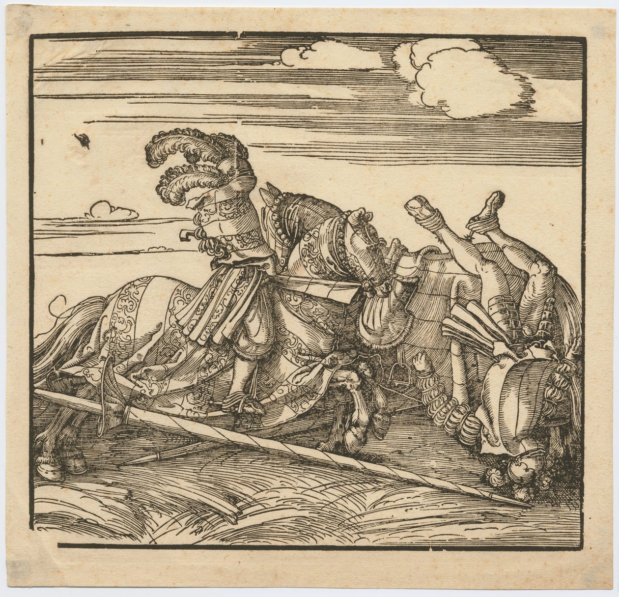 Tournament, c. 1516 by Albrecht Dürer