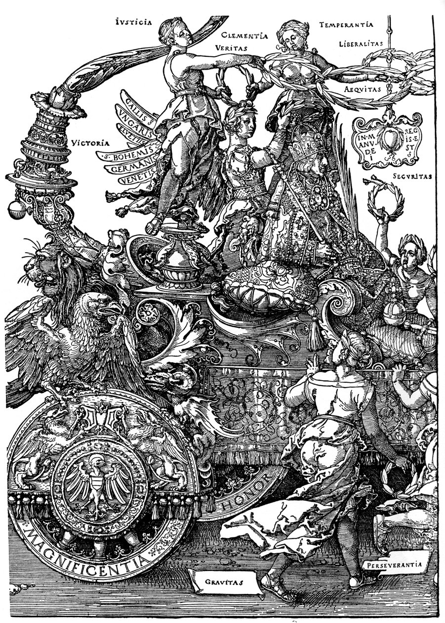 Triumphal Return of Maximilian I, 1512-1522, 1936 by Albrecht Dürer
