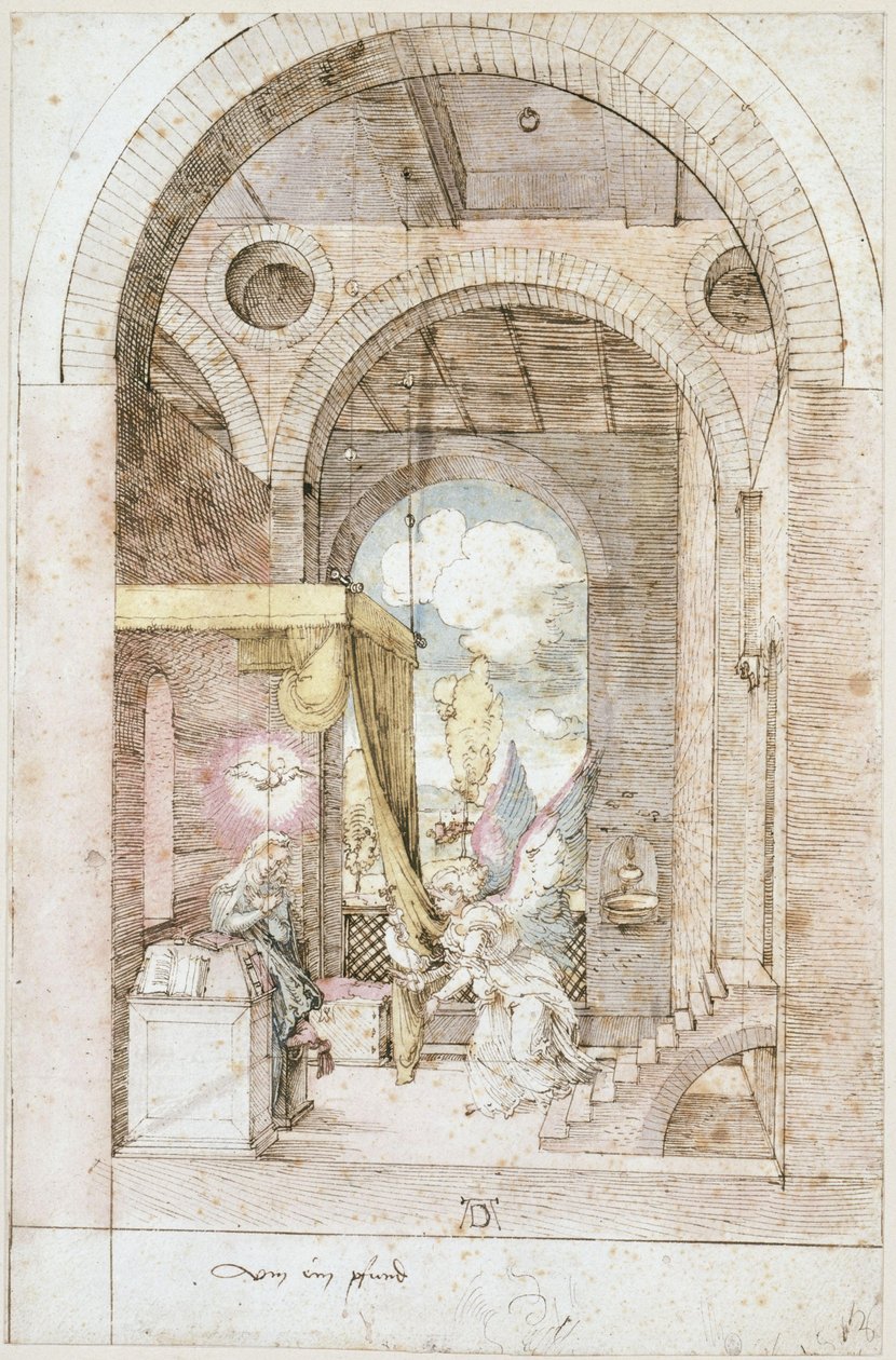 Annunciation to Mary by Albrecht Dürer