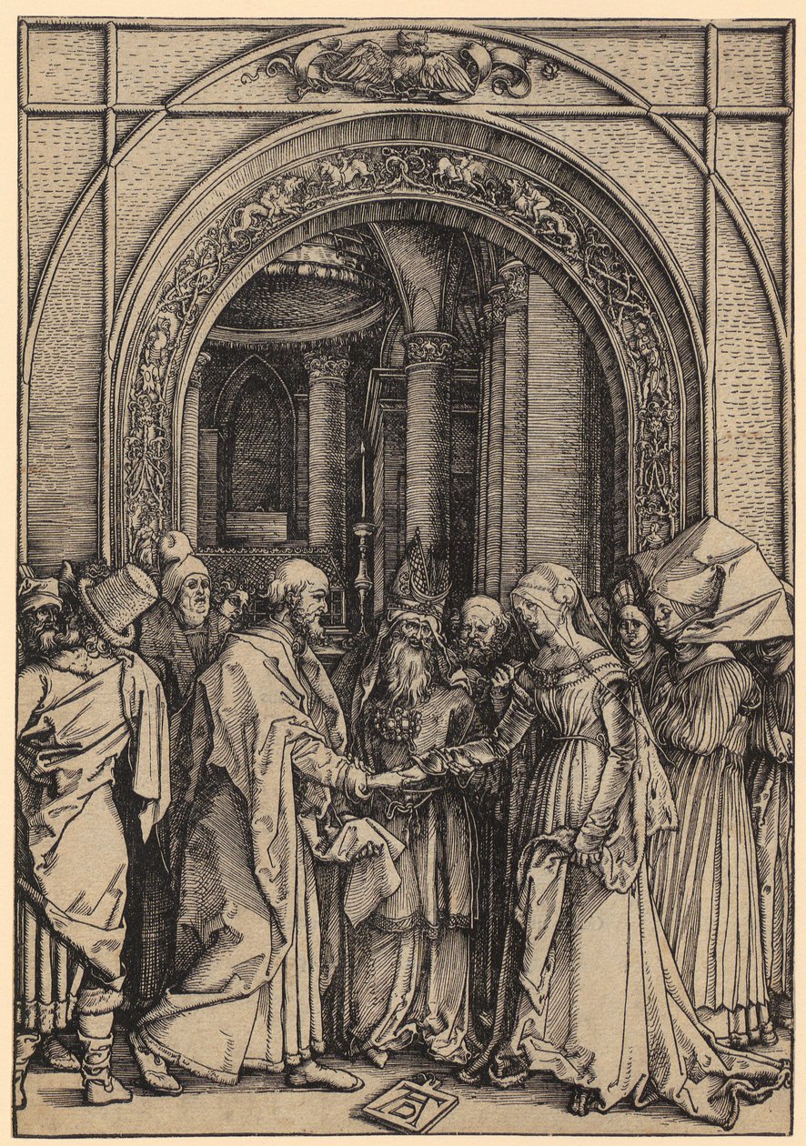 Marriage of Mary, Plate 7 from the Series 