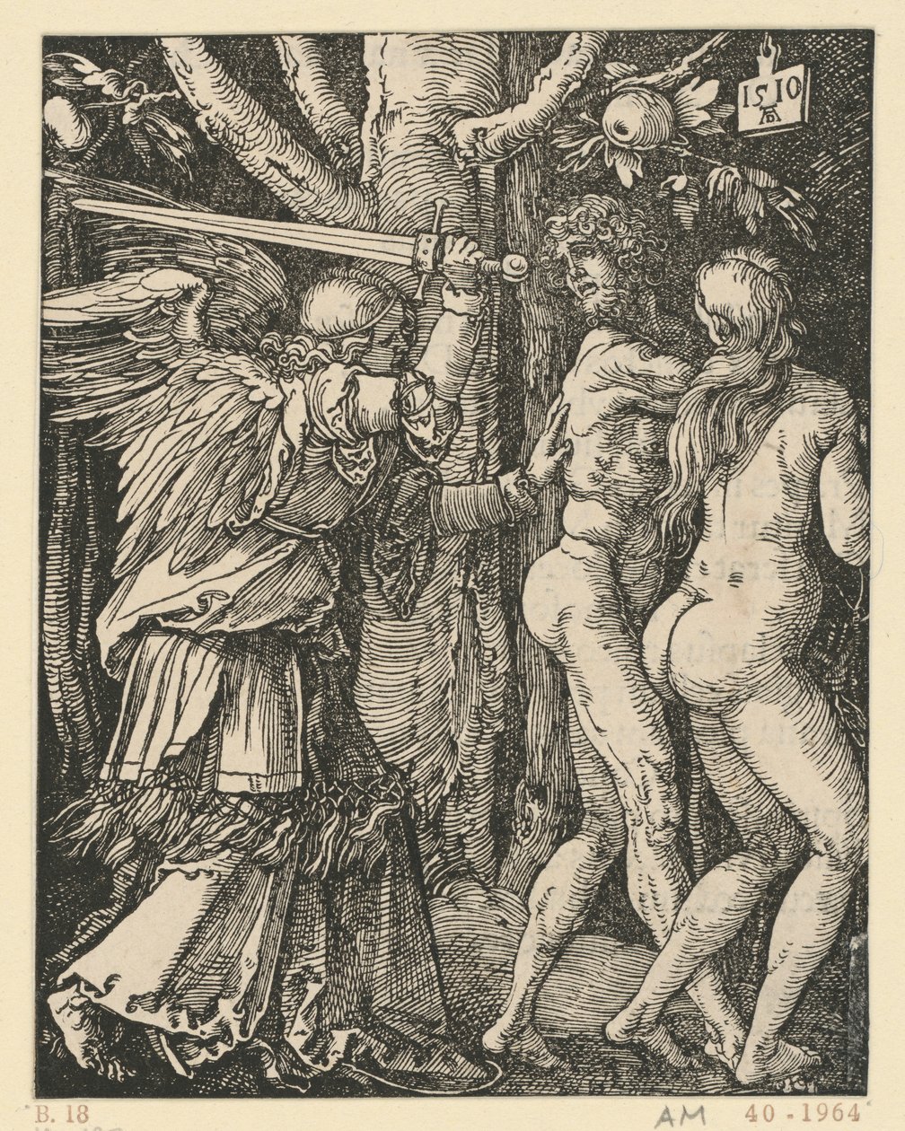 Expulsion from Paradise (Small Passion) by Albrecht Dürer