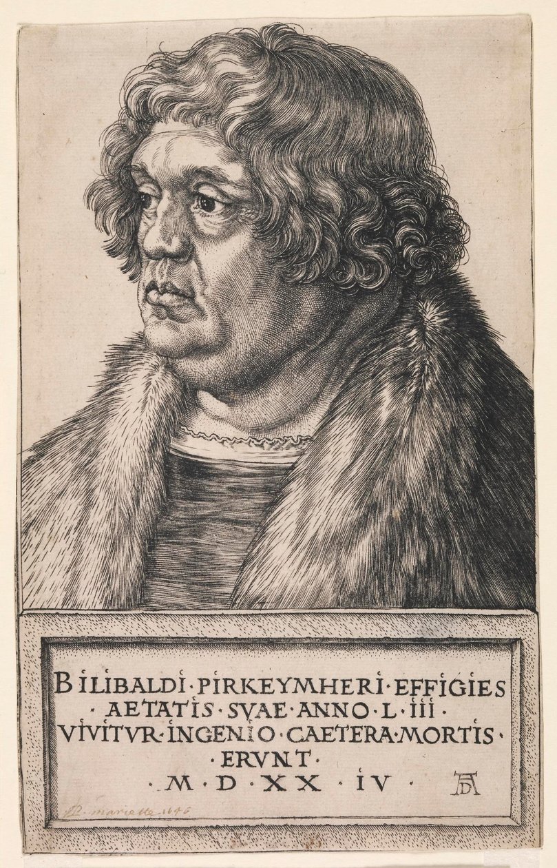 Willibald Pirckheimer by Albrecht Dürer