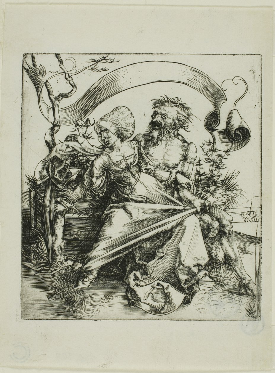 Young Woman Attacked by Death (The Ravisher) by Albrecht Dürer