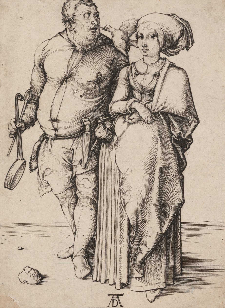 A Cook and His Wife, c.1496 by Albrecht Dürer