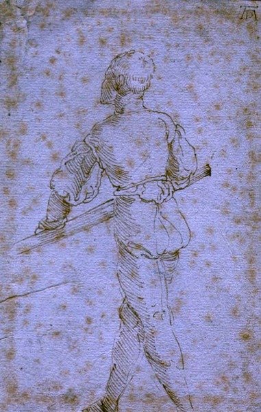 A Man with an Oar by Albrecht Dürer