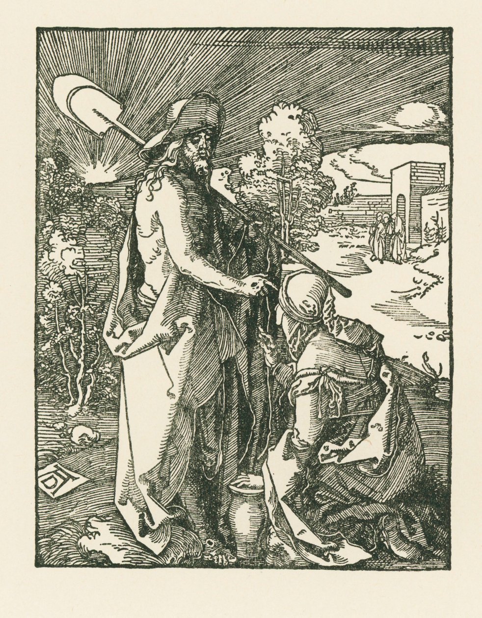 Christ appearing to Mary Magdalen - Noli Me Tangere, c.1510 by Albrecht Dürer or Duerer