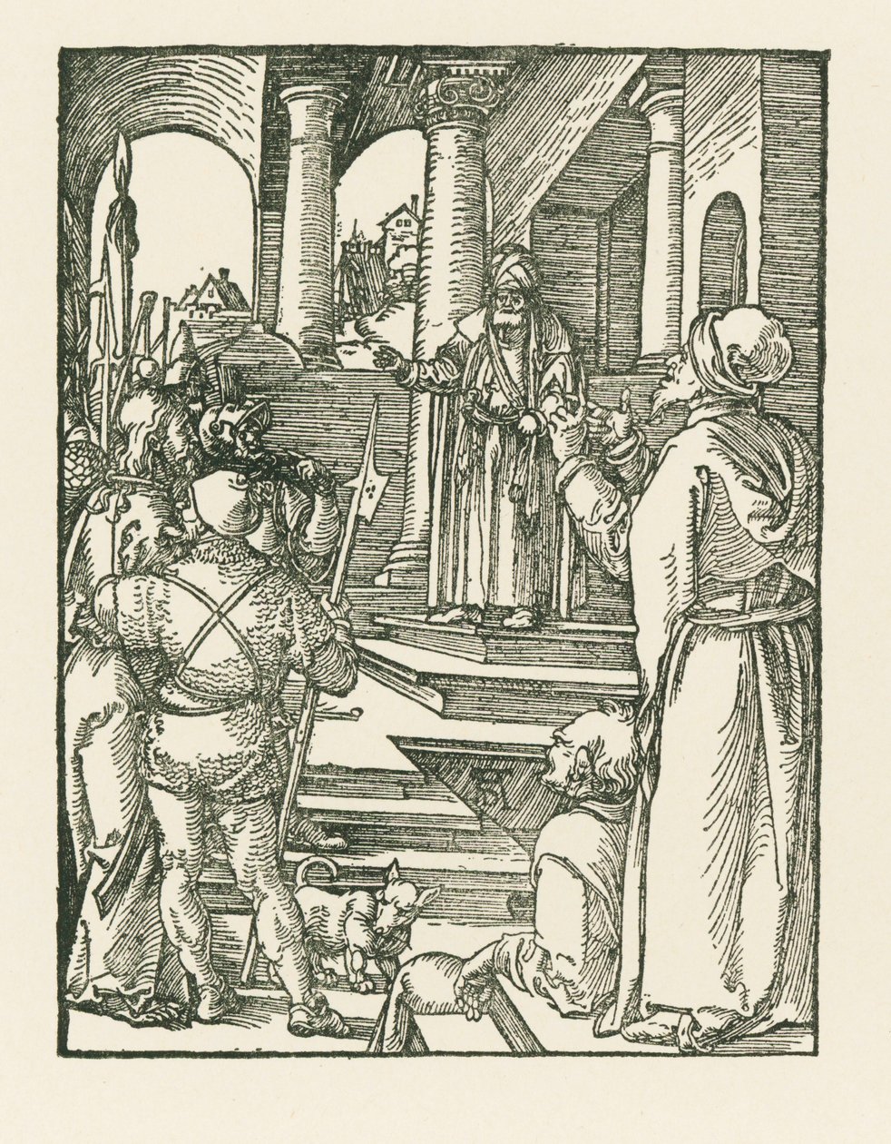 Christ before Pilate, c.1508-09 by Albrecht Dürer or Duerer