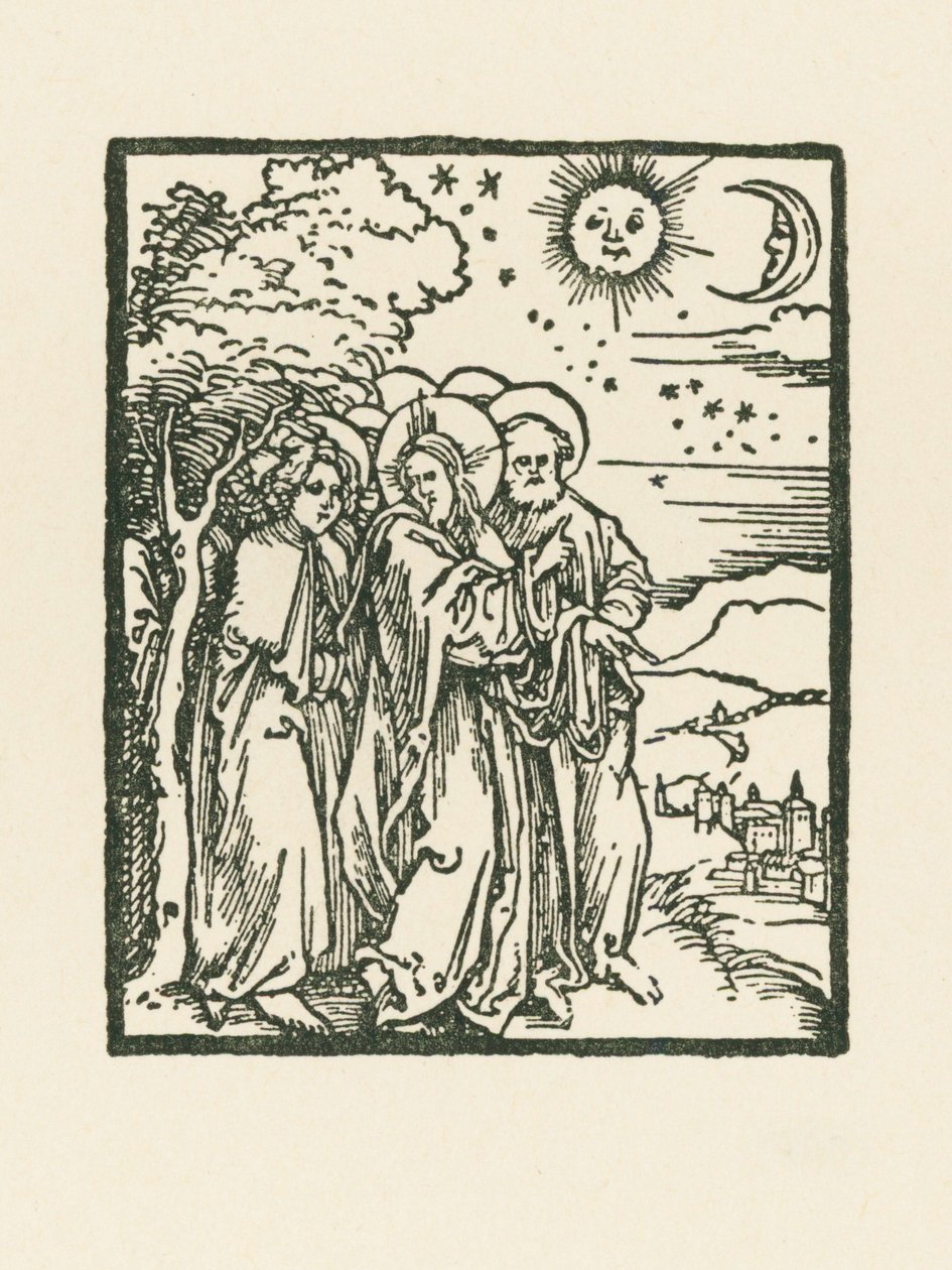 Christ Showing His Disciples the Signs in the Heaven by Albrecht Dürer or Duerer