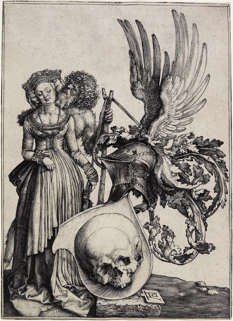 Coat-of-Arms with a Skull, c. 1503 by Albrecht Dürer