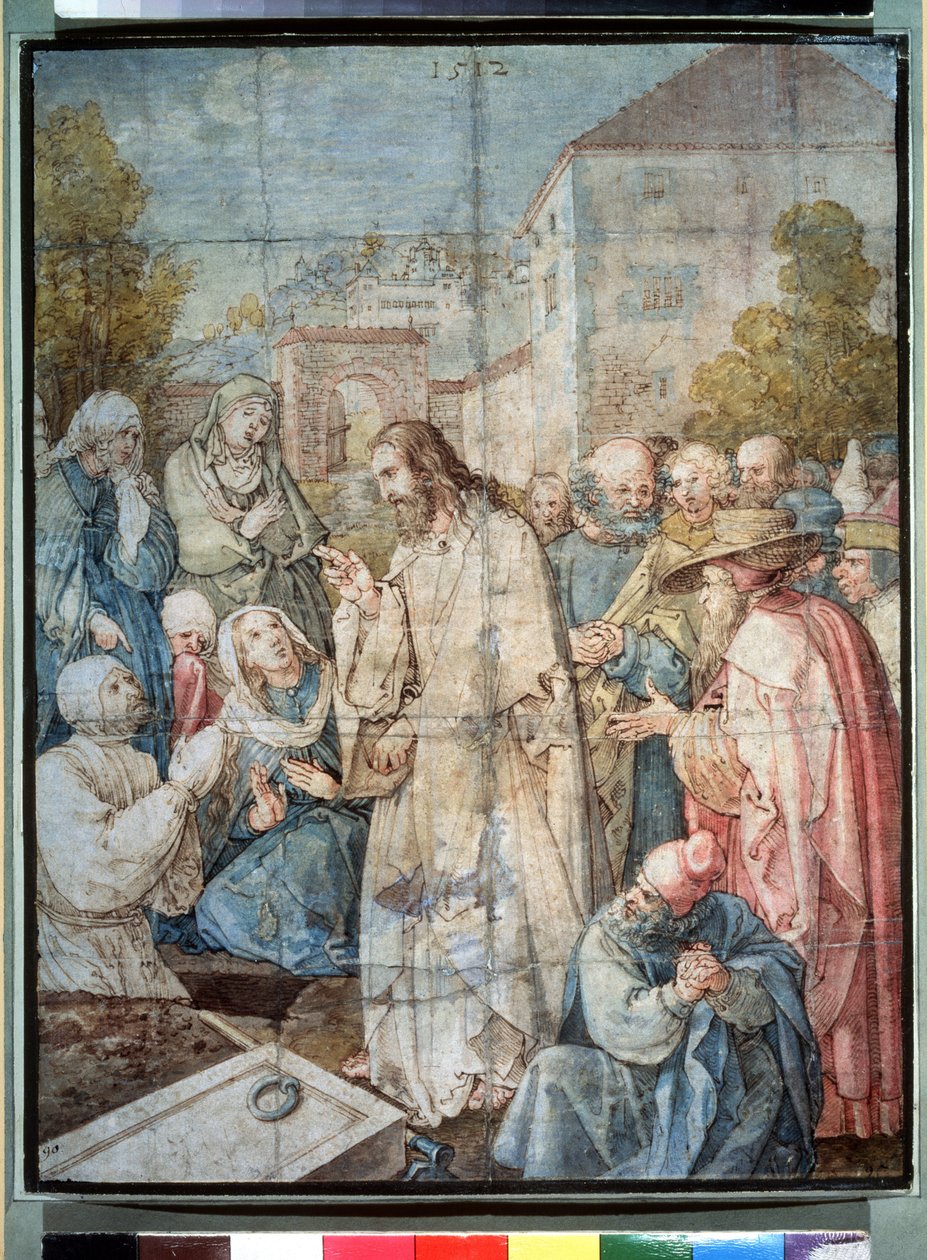 The Raising of Lazarus by Albrecht Dürer
